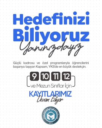 Hedefinizi Biliyoruz, Yanınızdayız